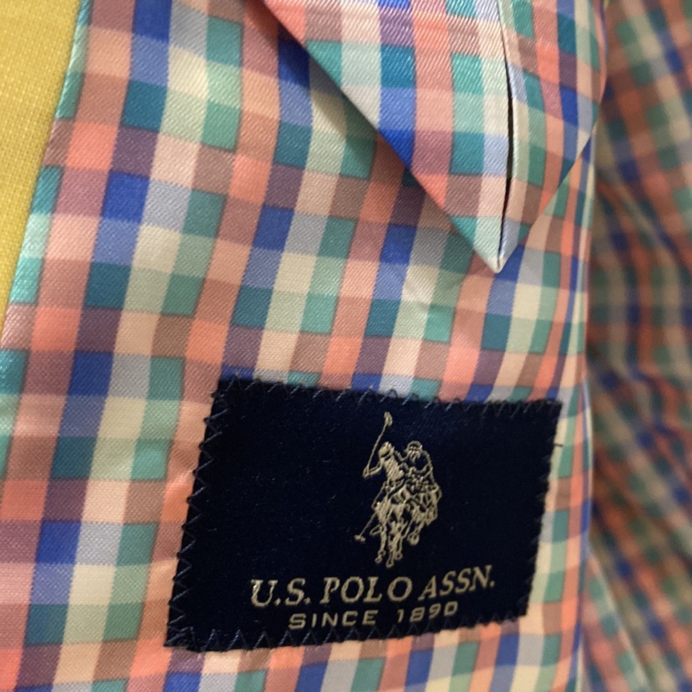 US POLO ASSN MENS NWT YELLOW JACKET 42 L - Picture 5 of 14